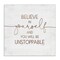 Stupell Industries Believe In Yourself Be Unstoppable Canvas Wall Art